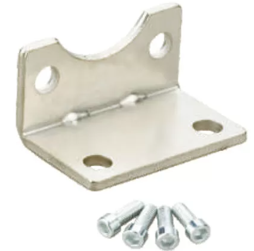 F-NACQ40LB AIRTAC COMPACT CYLINDER PART<br>NACQ SERIES FOOT MOUNT USED WITH 40MM BORE